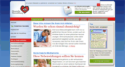 Desktop Screenshot of herzstiftung.de